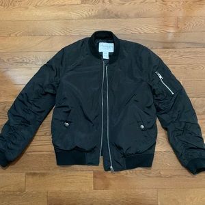 Black Bomber Jacket